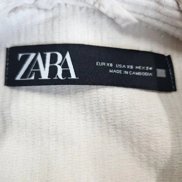 [여XS]ZARA 아이보리 코듀로이 자켓[Y3A-002]/레이디블루