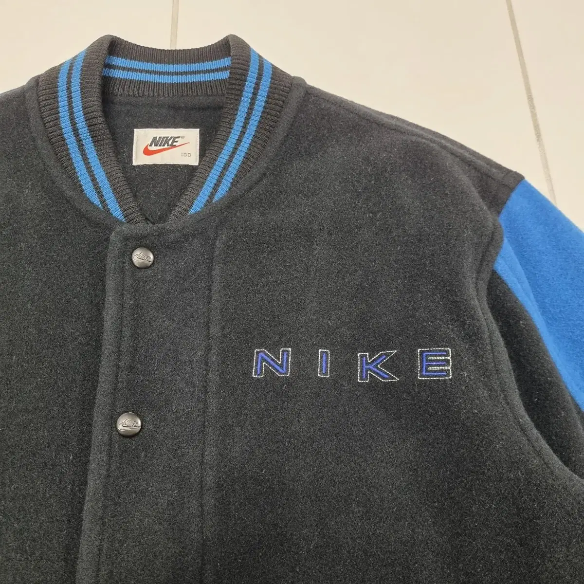 90s 빈티지 나이키 울 바시티 자켓 - 100    nike 올드스쿨