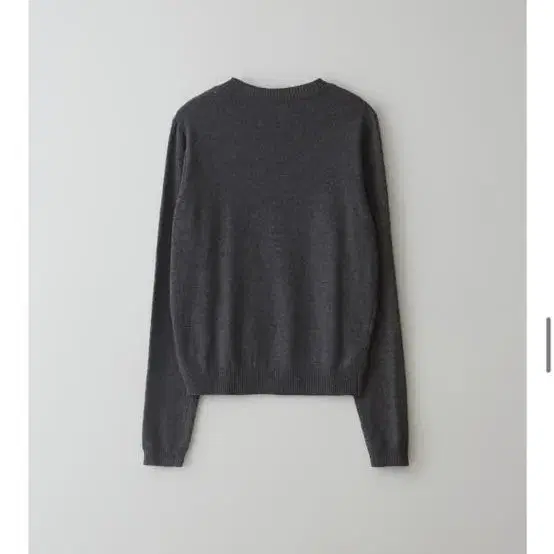 마조네 ANGORA ROUND KNIT_CHARCOAL