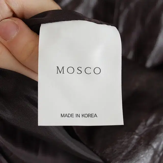 MOSCO 남성 페이커레더 자켓