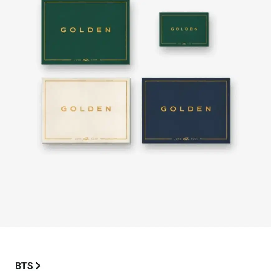 BTS 방탄 정국 JK 골든 GOLDEN(Set) + 앨범 특전 세트