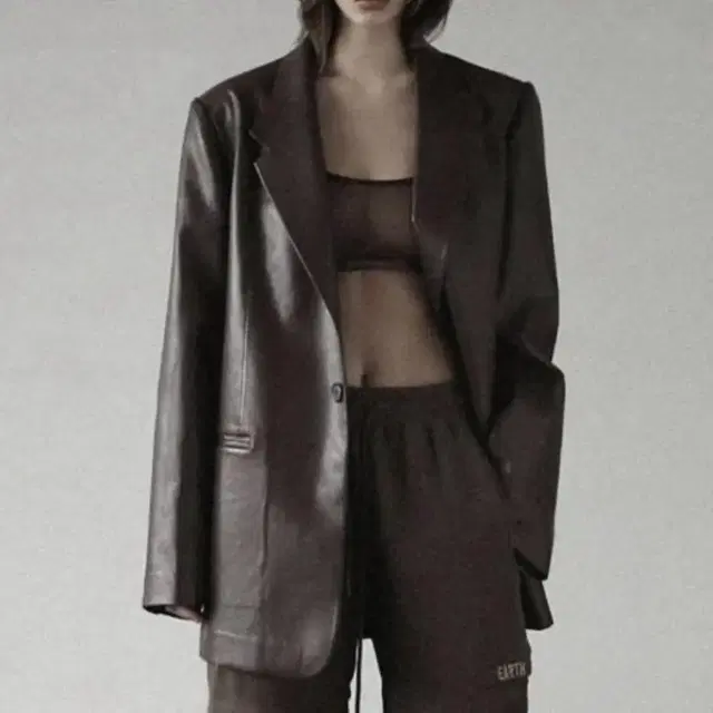 [배드블러드]  The Leather Blazer(Bronze_s)