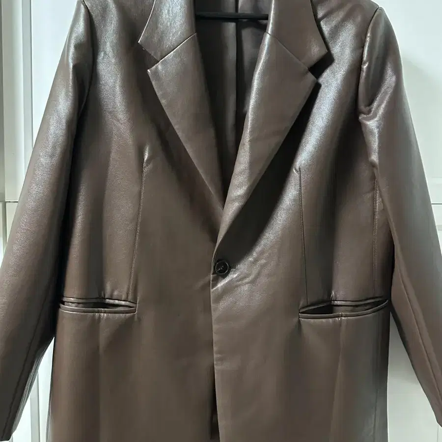 [배드블러드]  The Leather Blazer(Bronze_s)