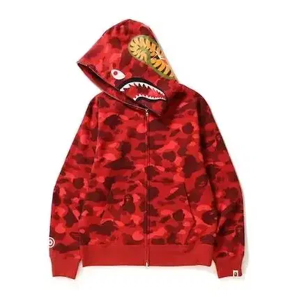 컬러 카모 샤크 후드집업 COLOR CAMO SHARK HOODIE