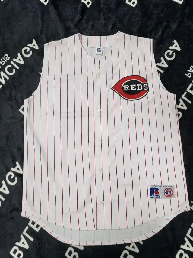 L)Russel Cincinnati Reds baseballuniform