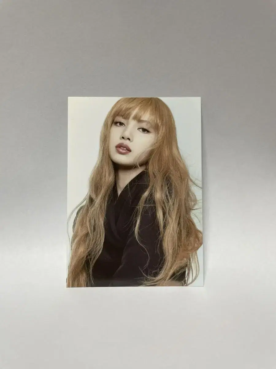 Black Pink Hello Bubbles lisa photocard