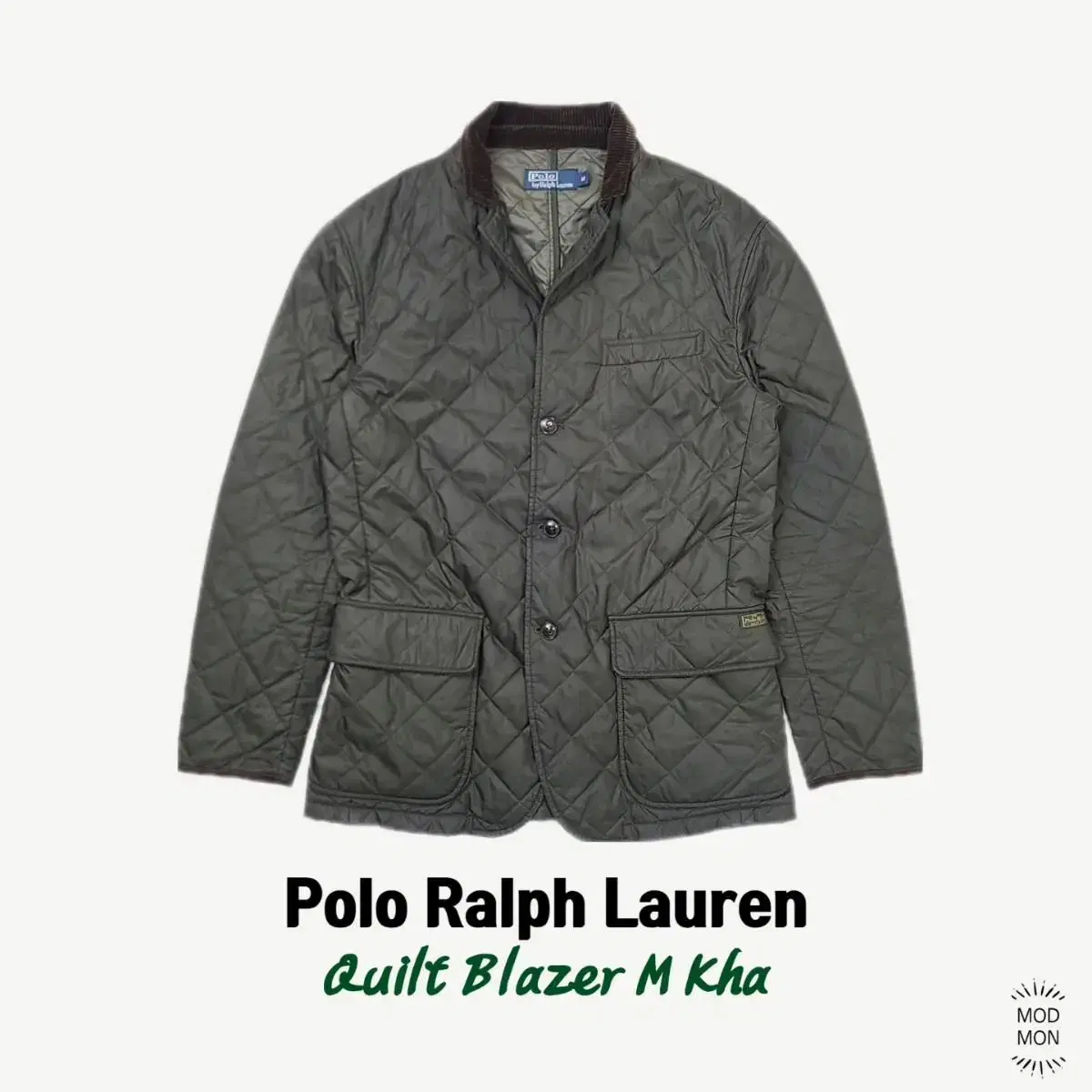 Polo Ralph Lauren Quilted blazer M khaki