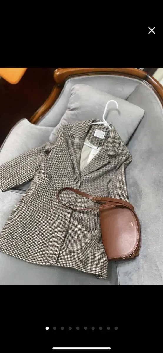 [11-12y] zara kids 자라 격자 코트 (새상품) 체크무늬 체