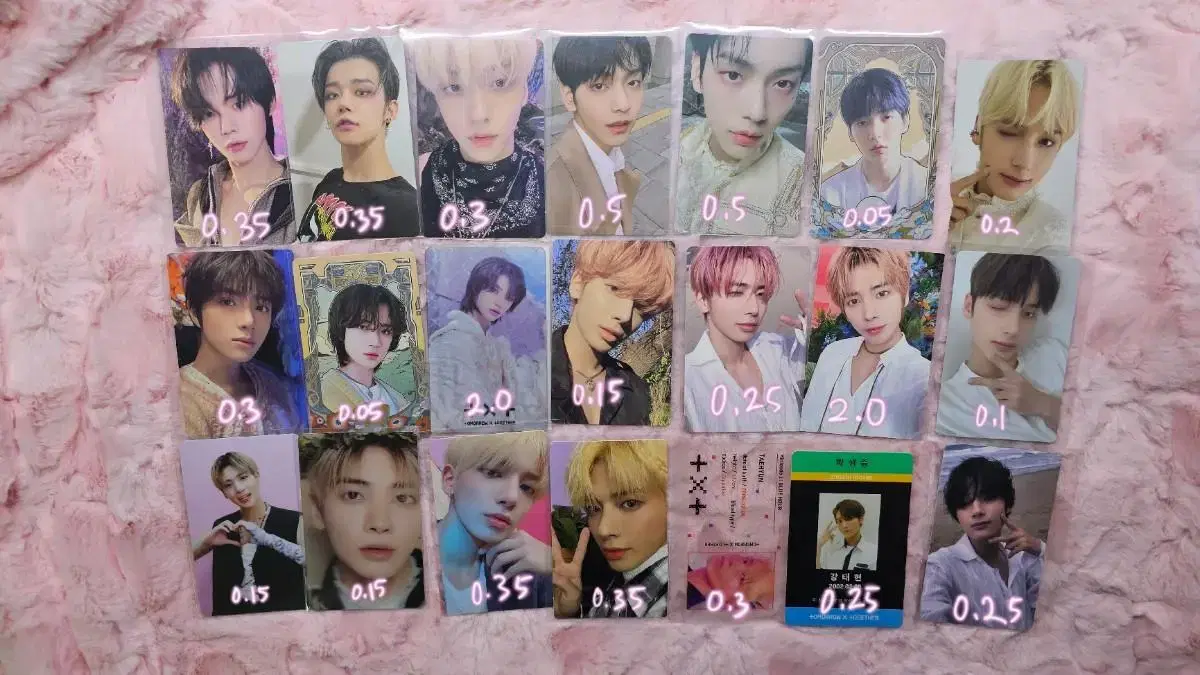 txt photocard bulk individual wts taehyun hooningbeomgyu soobinfedfreeze