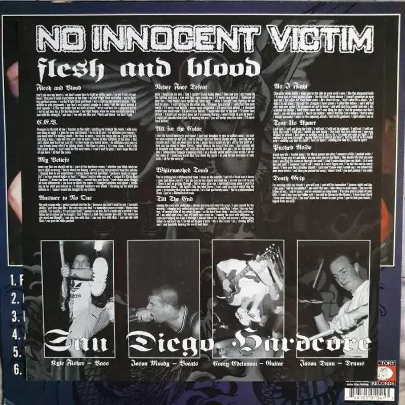 NO INNOCENT VICTIM - FLESH AND BLOOD LP