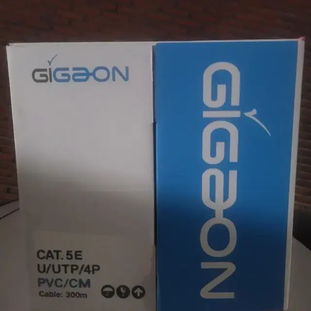 GAON CAT.5E U/UTP/4P 적색 새상품.