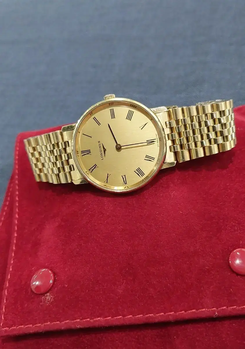 Discounted Vintage Longines Current Keum-bari Mechanical Manual Roman Numeral Slim Watch