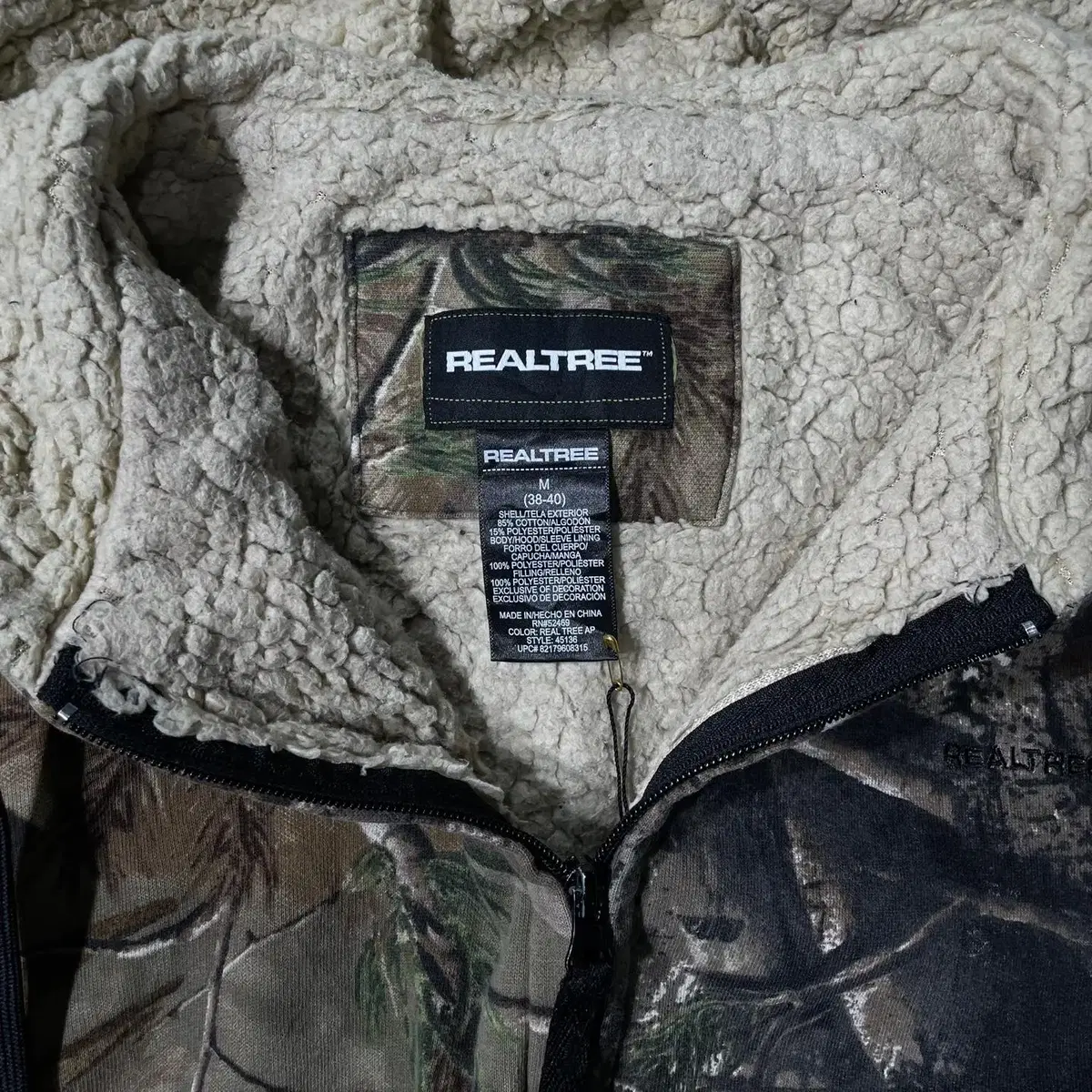 REALTREE  헌팅 쉐르파 후드 자켓 (105) OLD-5471