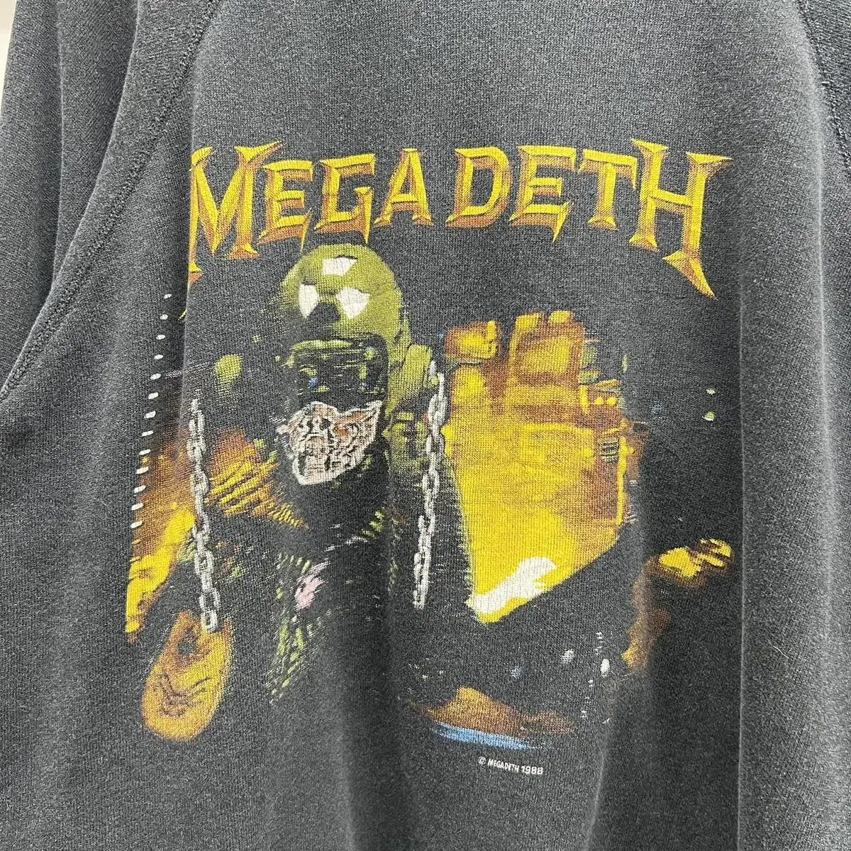 빈티지 1988 Mega Deth 메가데스 맨투맨