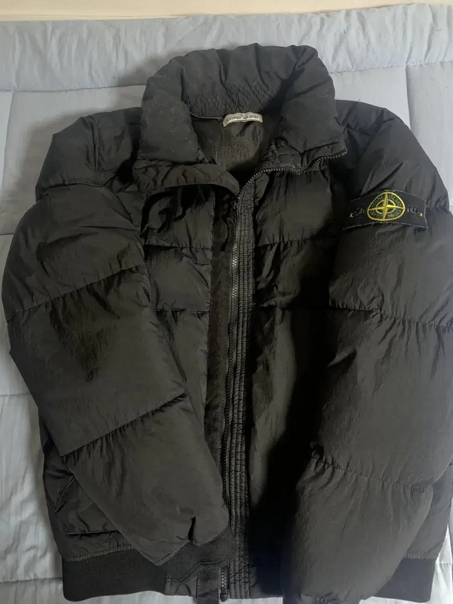 18FW M Stone Island Crinkle Labs Non-Hooded Padding