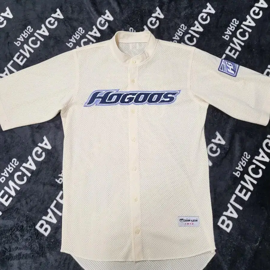 Hogoos Ivory baseball jacket