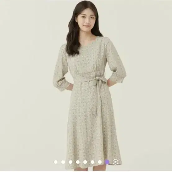 로엠 플라워 롱 원피스 roem long onepice dress