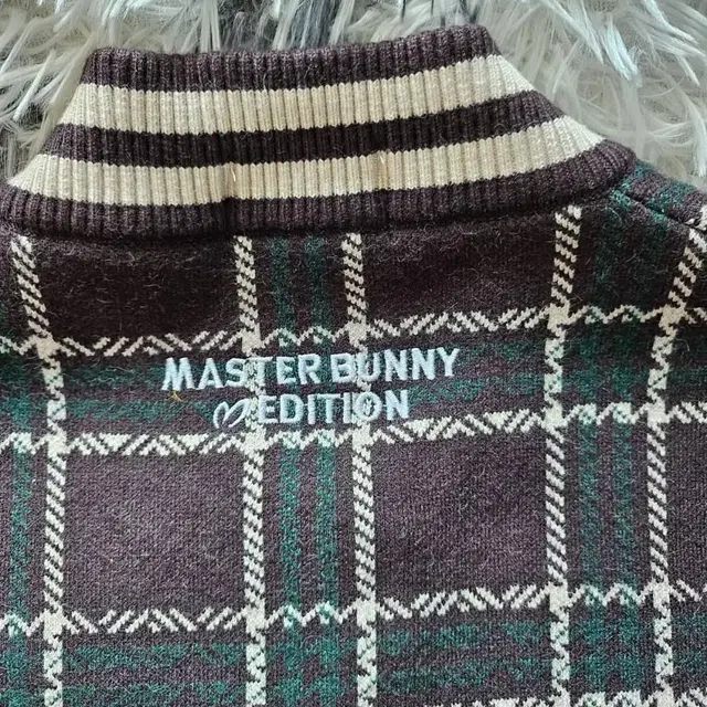 마스터버니 마스터바니 master bunny 바시티 울 니트 자켓 L