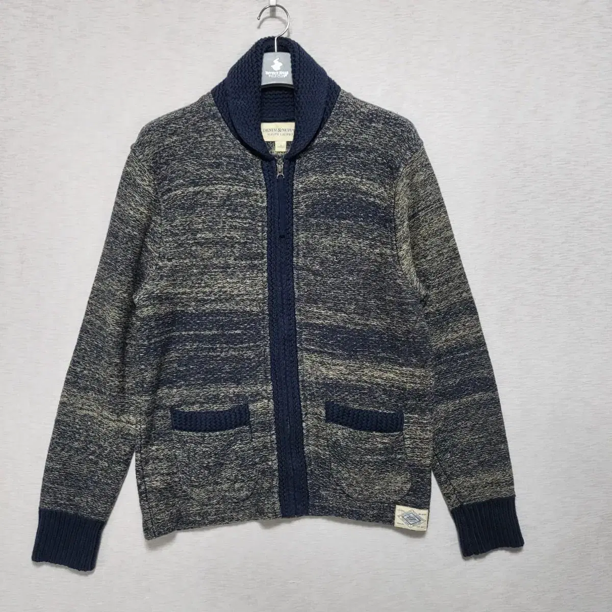 Denim & Supply Shawl Kara Knit Zip-Up Men95ㅡ0409