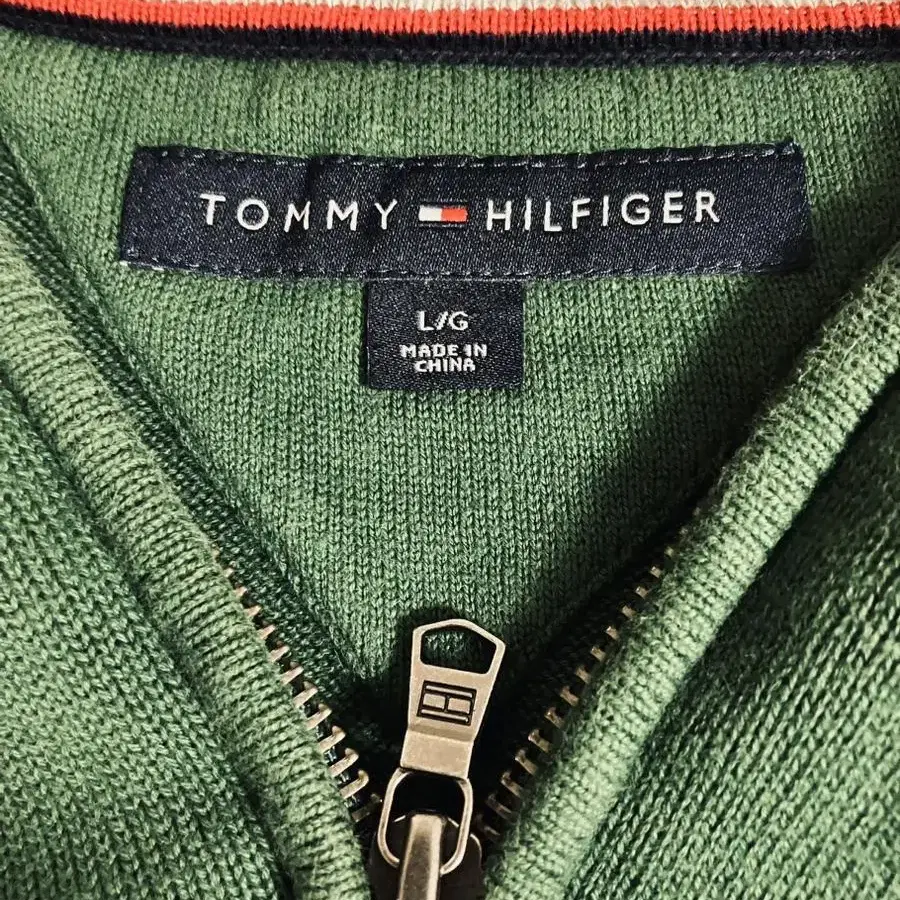 [100] 타미힐피거 코튼하프집업니트 TOMMY HILFIGER