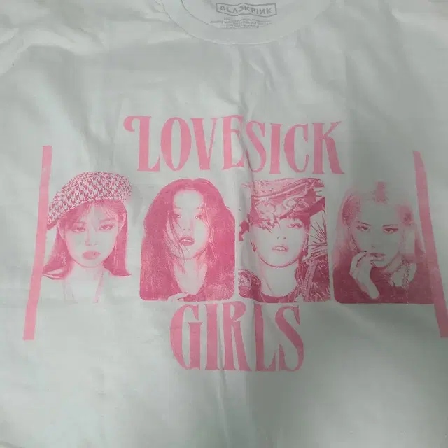 (xl) 블랙핑크 lovesick girls 티셔츠