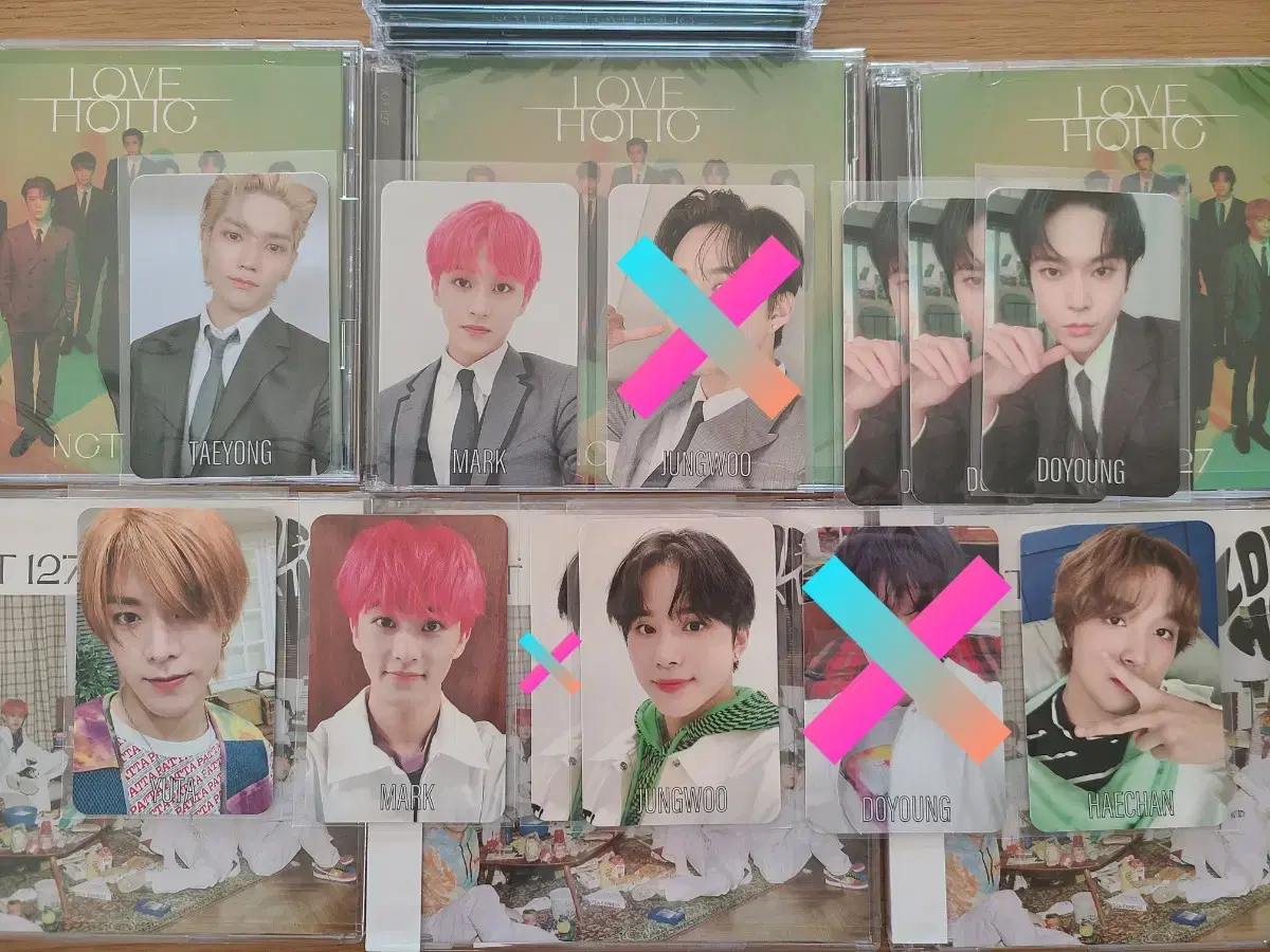 nct 127 Japan Loveholic A C version photocard and sealed album wts