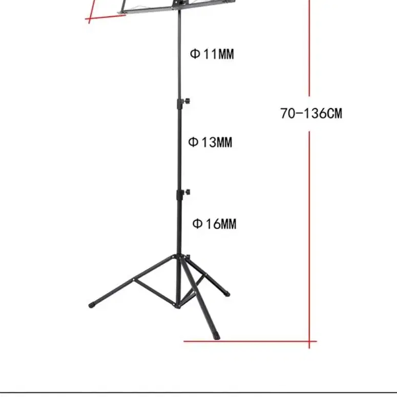 악기 보면대 스탠드 휴대용 접이식 악보 거치대