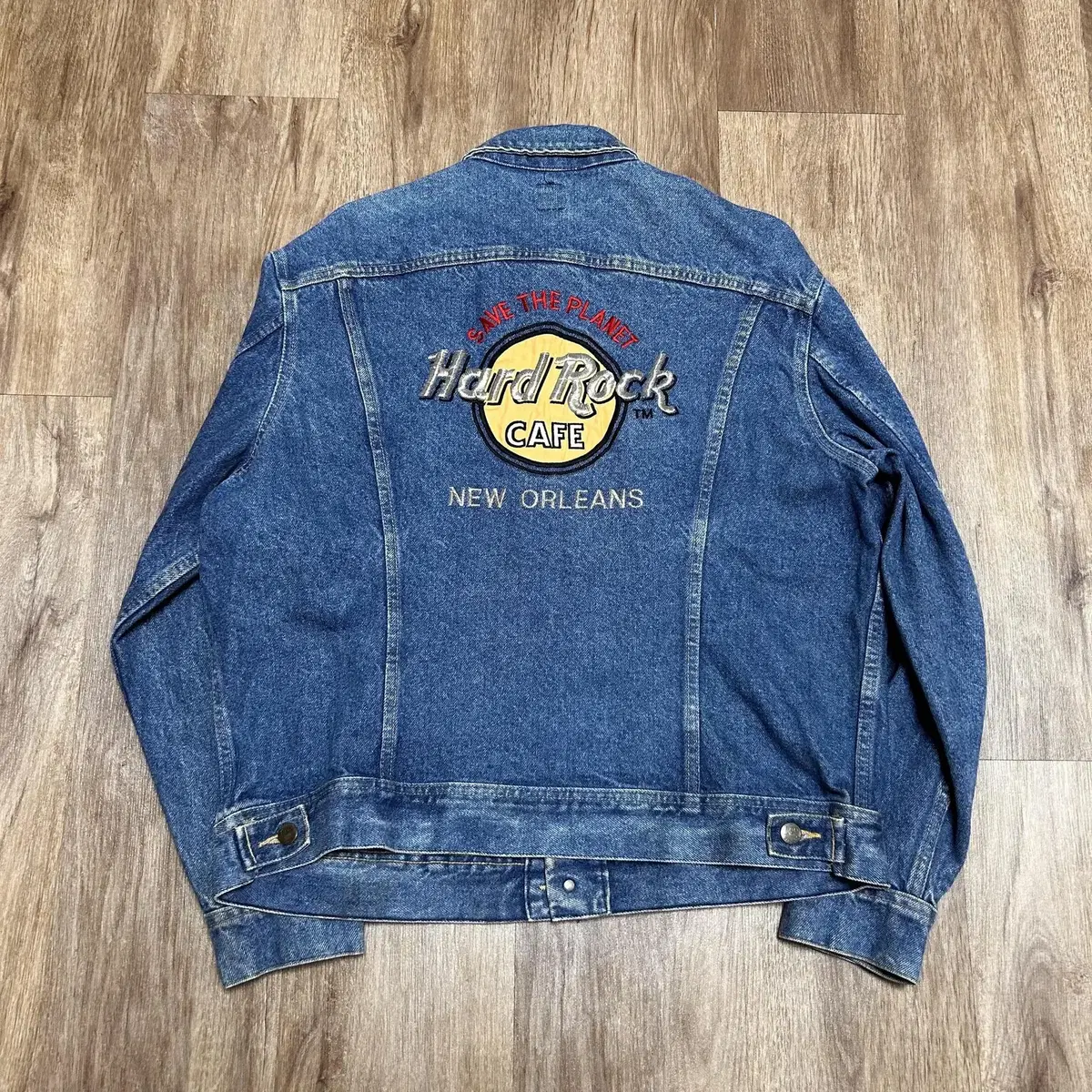 Lee Lee Hard Rock Cafe Denim Jacket Jeans Jacket USA 90s