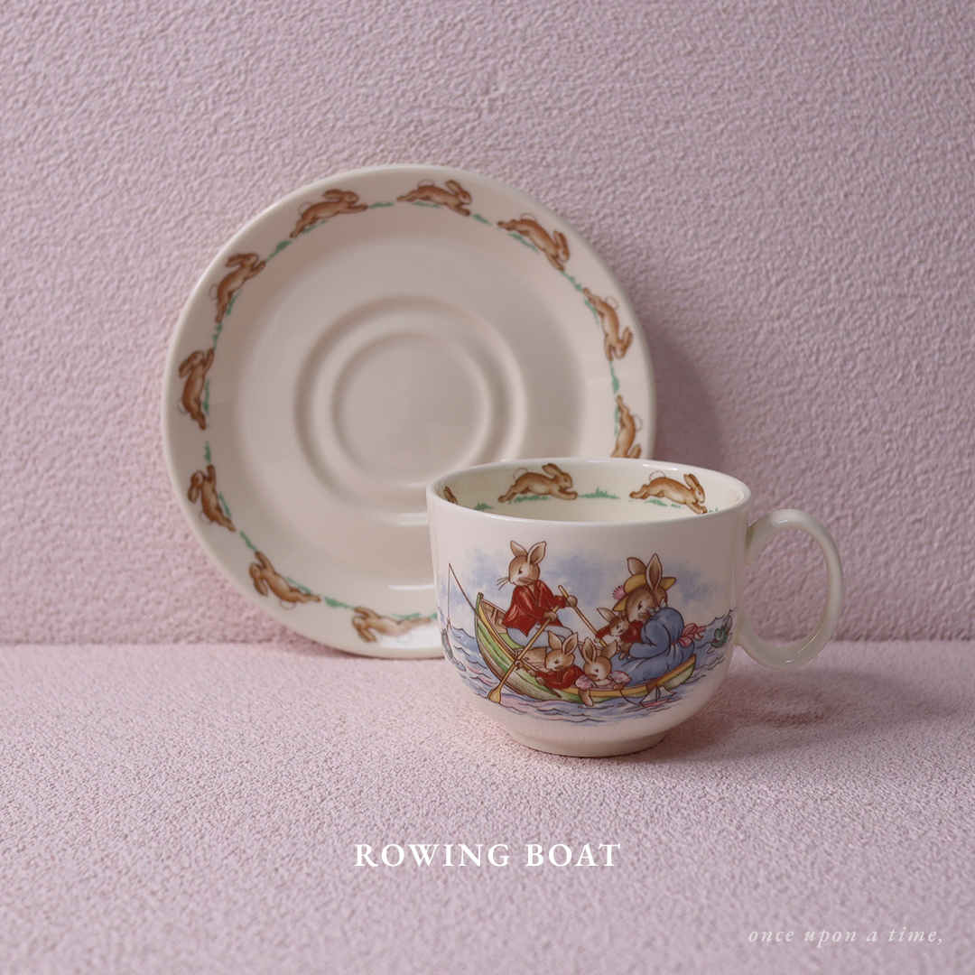 로얄덜튼 버니킨즈 로잉 보트 (Rowing Boat) 티컵세트