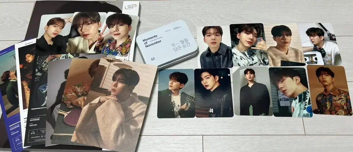 MONSTA X kihyun Moments of November Tin Case + Photobook WTS