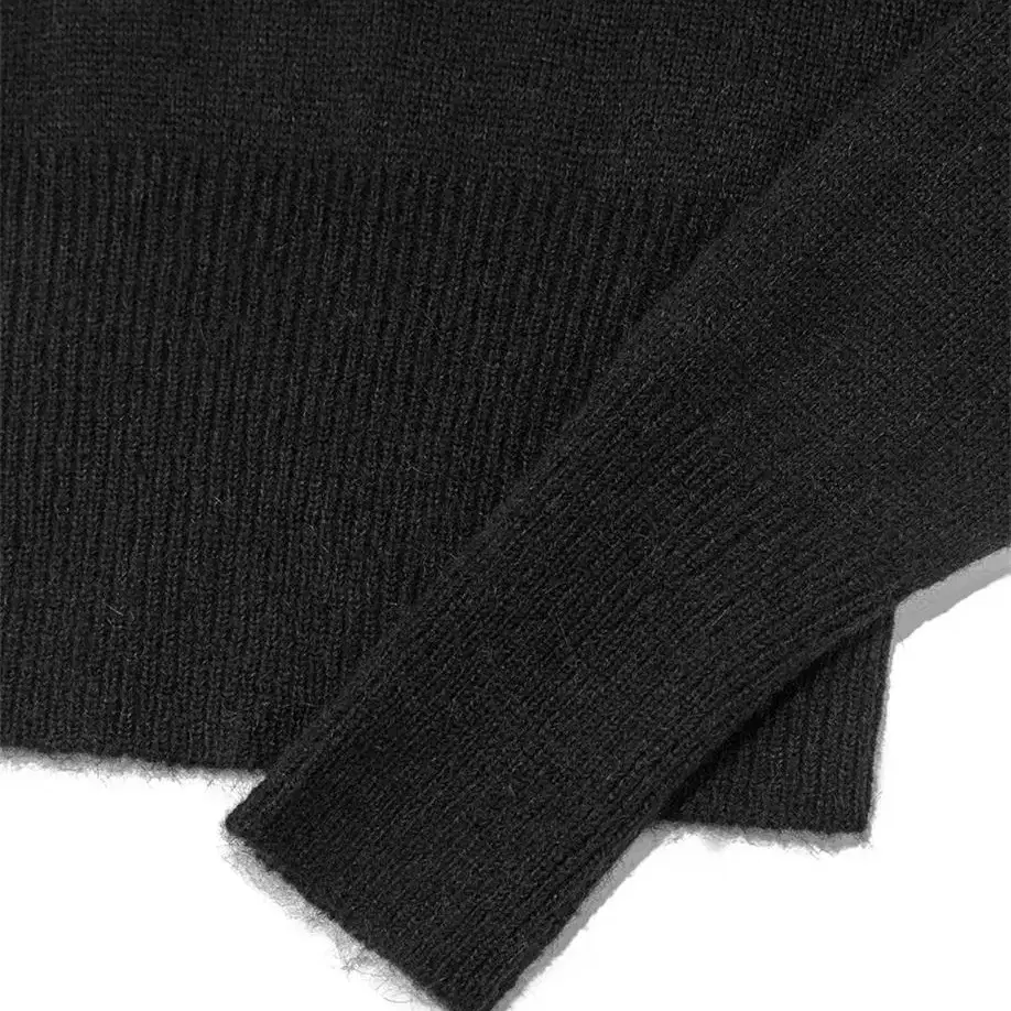 글로니 DAYA MOHAIR KNIT HOODIE TOP (BLACK)