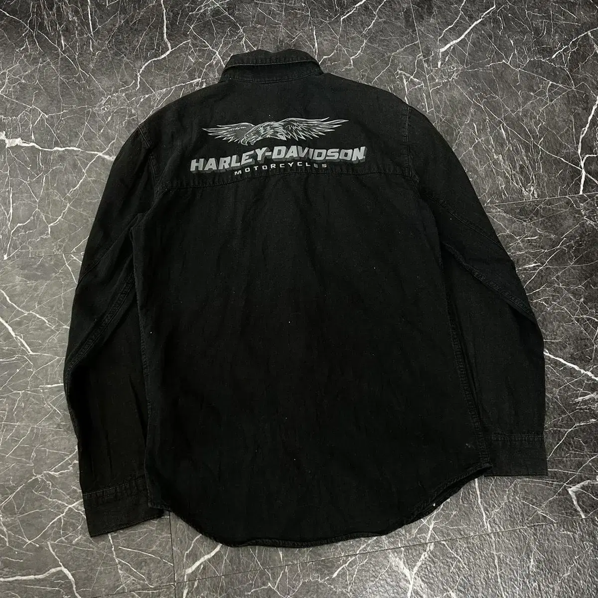 Harley-Davidson Embroidered Black Shirt