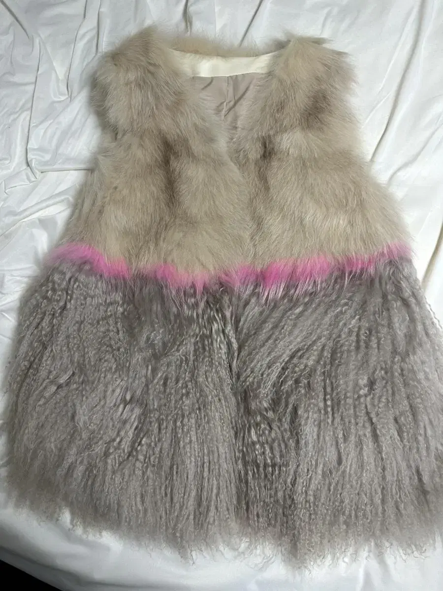 Fox Fleece Vest Fur Vest Foxvest Fleece