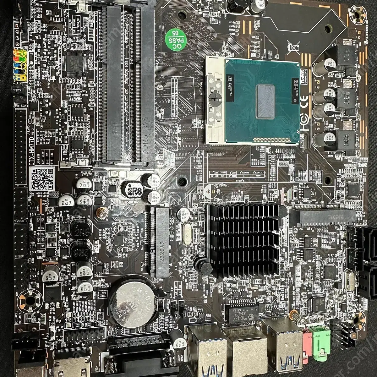 ITX-HM77D 메인보드, 4GBx2 램, i3-3120M  CPU