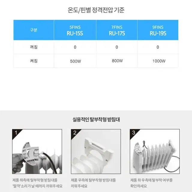 [리퍼상품] 미니라디에이터 7핀 (배란다, 화장실 동파방지)