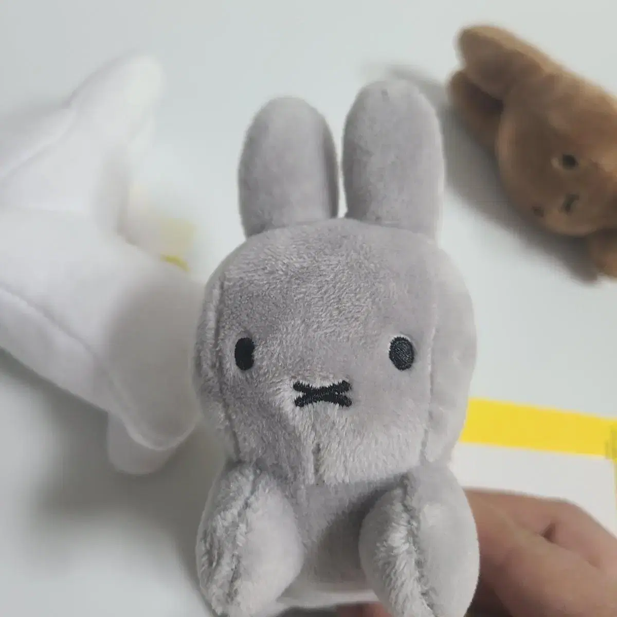 토끼 캐릭터 미피 인형 열쇠고리 키링 개당 가격 miffy 회색