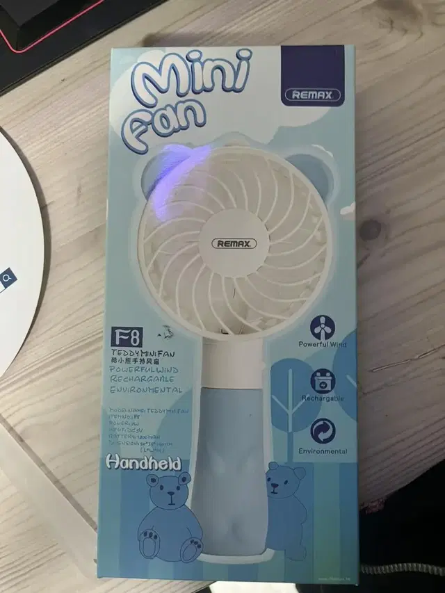 remax mini fan f8 손풍기