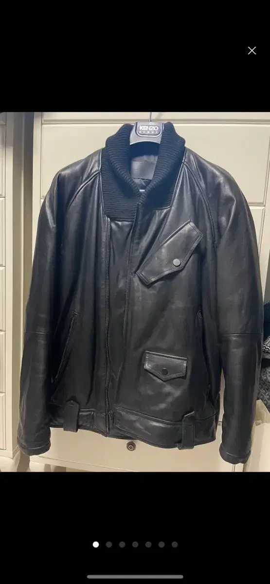 Alexander Wang H&M collaboration leather jacket