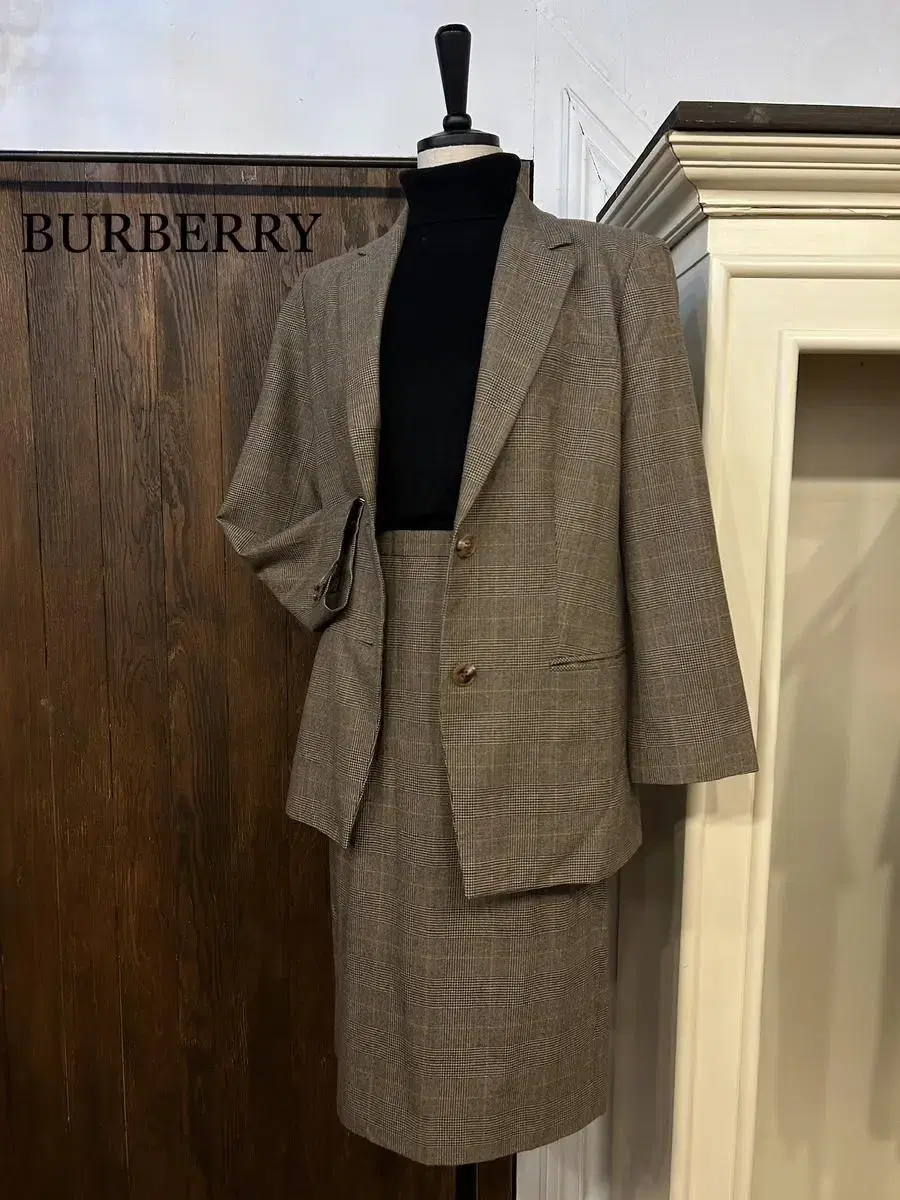 Burberry Genuine Brown Two-piece Suit