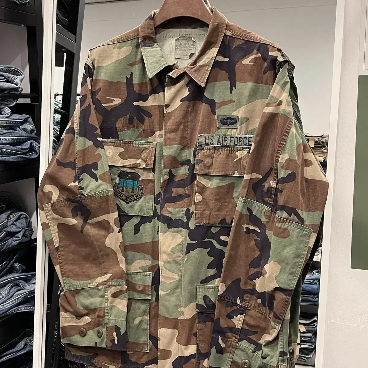 90s US Air Force 우드랜드 BDU 자켓