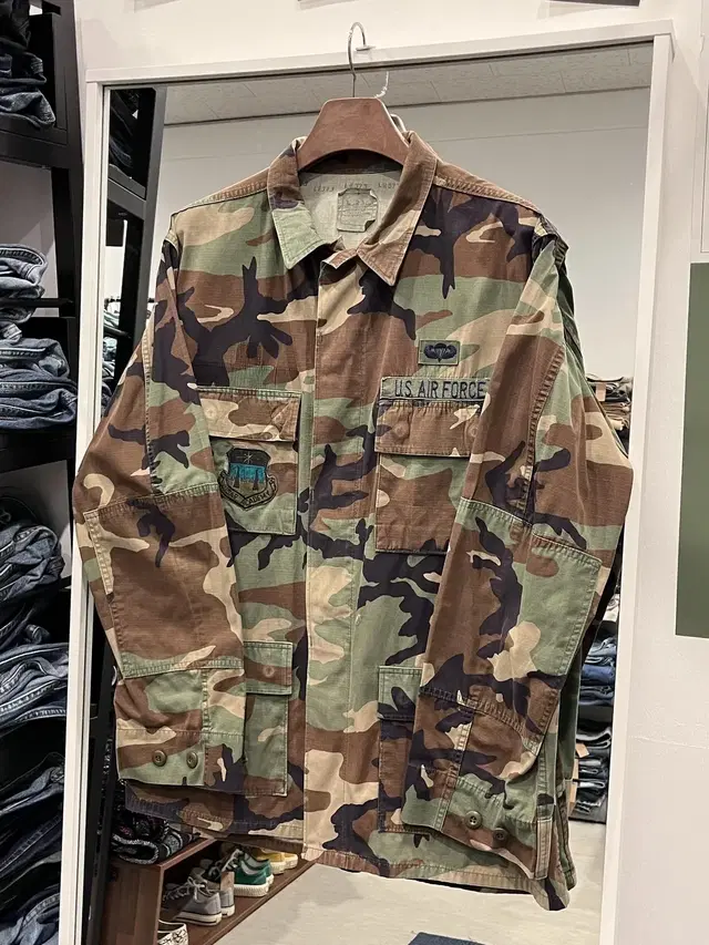 90s US Air Force 우드랜드 BDU 자켓