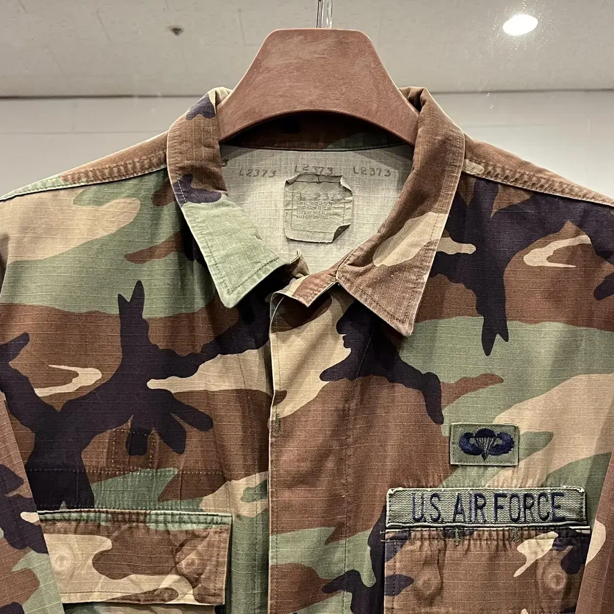 90s US Air Force 우드랜드 BDU 자켓