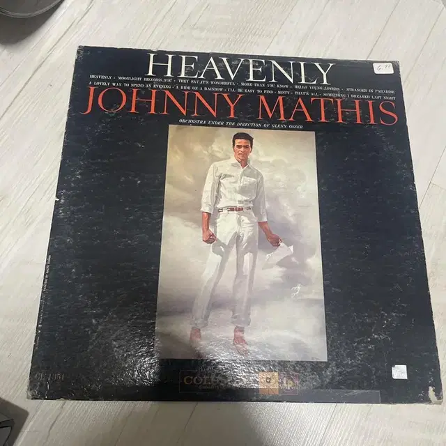 조니 매티스 헤븐리 초판인듯 johnny mathis heavenly