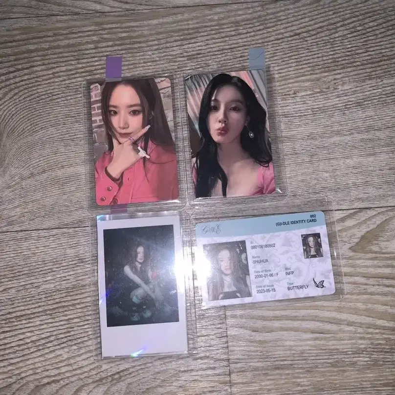 I feel 아이들 포카 위버스미공포 queencard