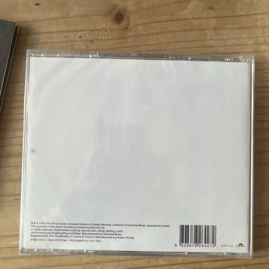 The1975 3집 cd 미개봉