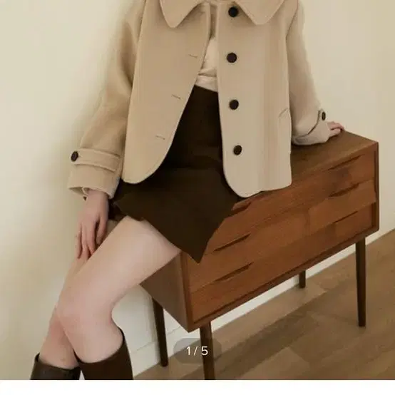 모어댄라이크 WOOL SHORT COAT