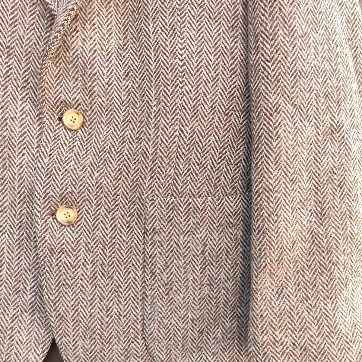 Van Zijl's 'Harris Tweed' 울 더블 블레이저