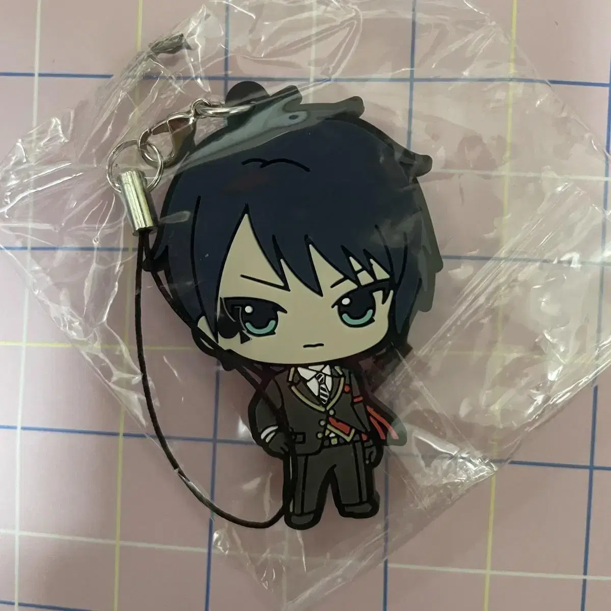 Twiste Hatsrabble Deuce of Spades Rubber Strap Keyring