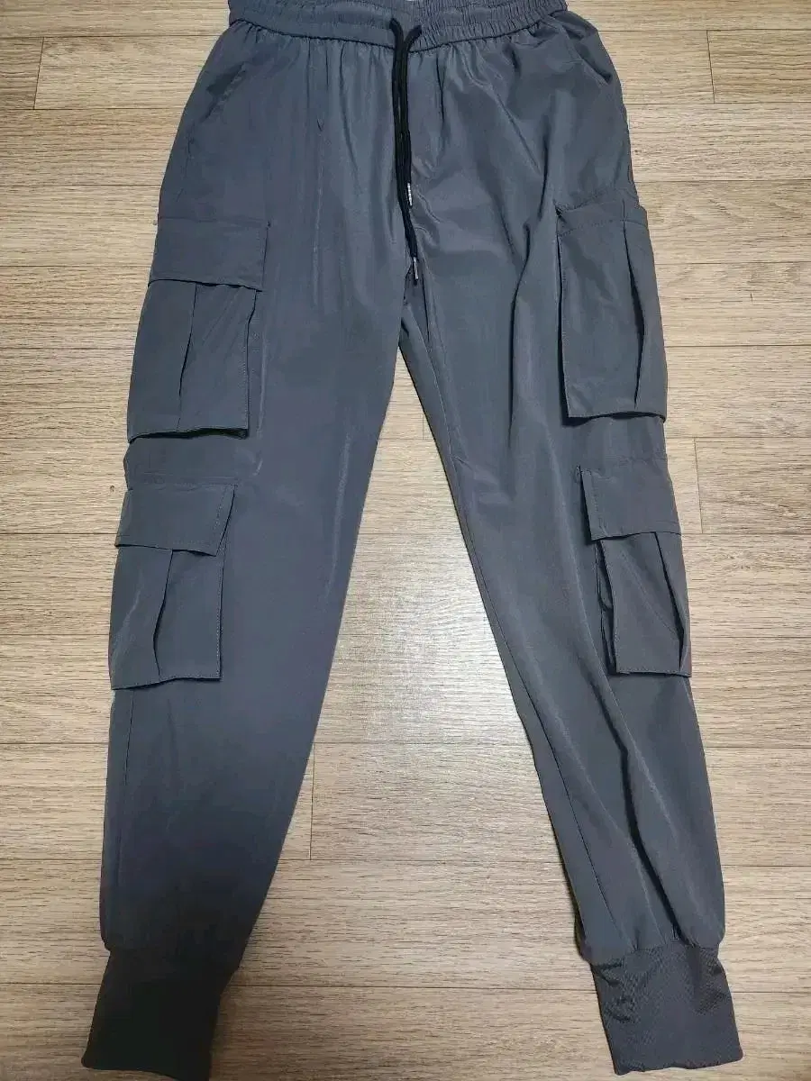 Cargo jogger pants charcoal size L