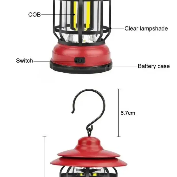 <새상품> 캠핑용 레트로 감성 랜턴,렌턴,조명
